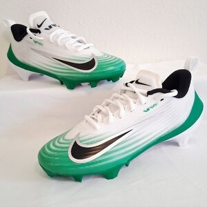 Nike Vapor Speed 3 White Green Football Cleats